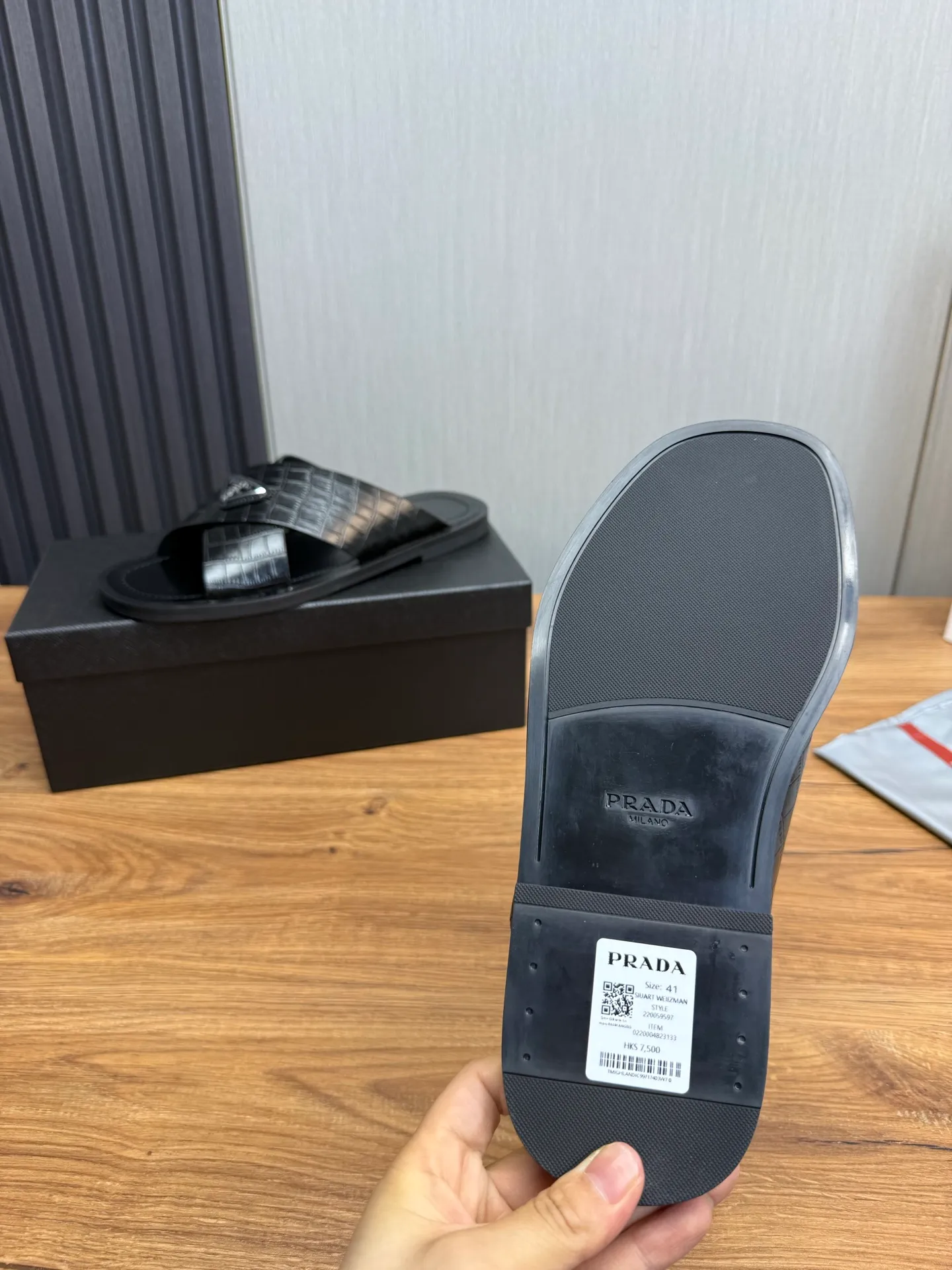 Factory price 340💰 ＰＲＡＤＡPrada - popular men's slippers hot sale 🔥 🩴Official website one to one production 38-45 sizes 45 46 🉑️Customized!